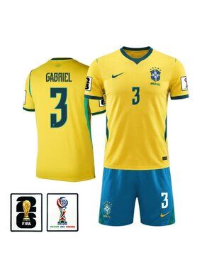 Gabriel Magalhaes 2026 World Cup Soccer Jersey Set Suit